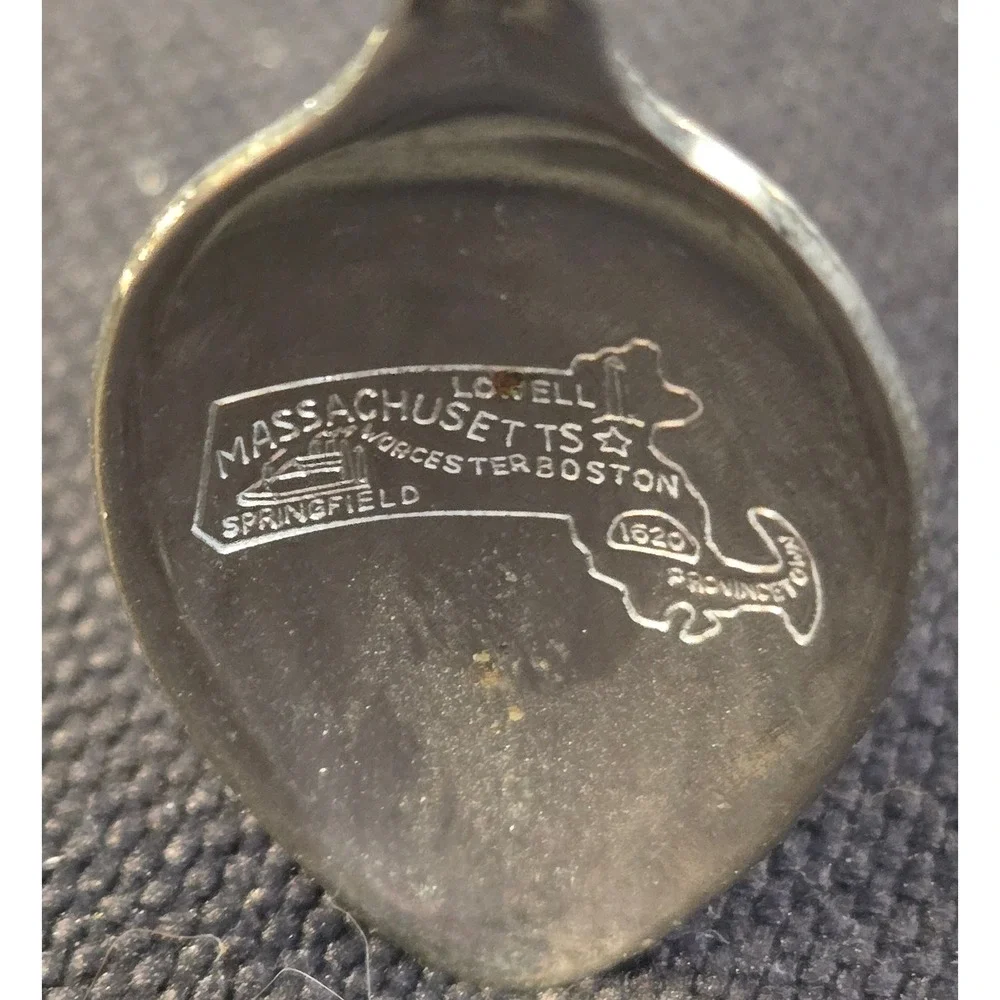 Lot of 10 Vintage Souvenir Collector Spoons California Seattle Florida Canada